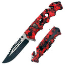 Skulls Metal Handle Assist-Open Red
