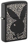 Zippo Playboy, Black Matte Lighter #47394