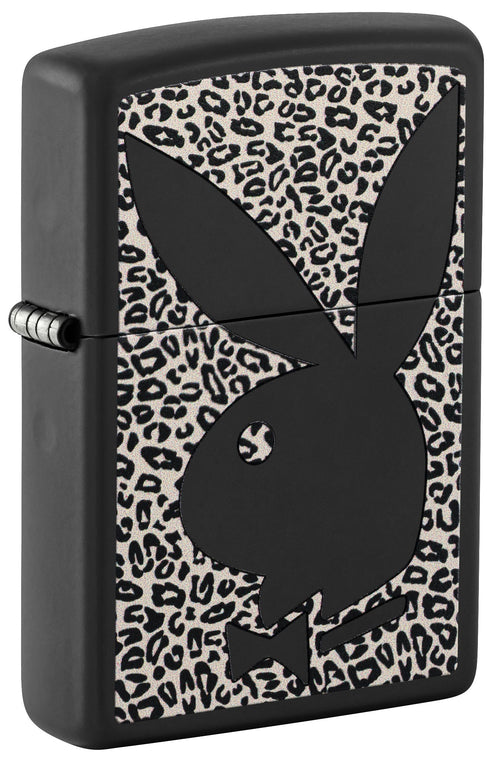 Zippo Playboy, Black Matte Lighter #47394