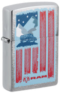 Zippo Ram Truck, Brushed Chrome Lighter #47407