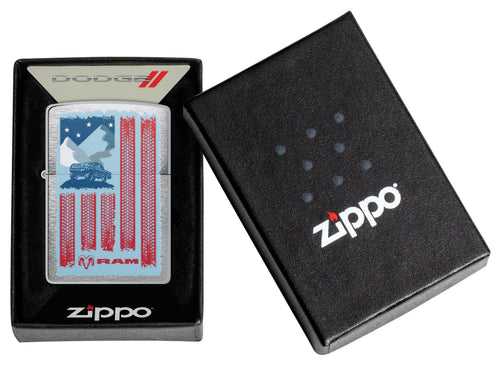 Zippo Ram Truck, Brushed Chrome Lighter #47407