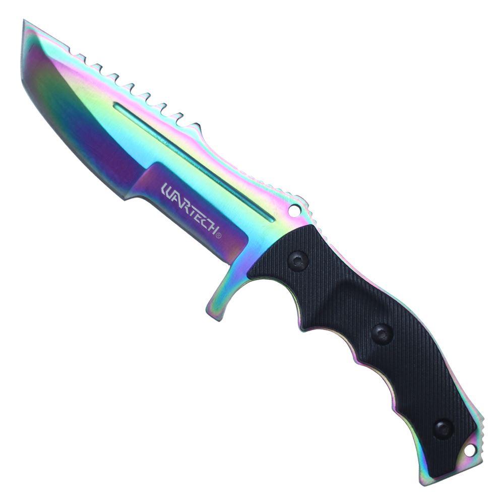 Wartech - 8.5-Inch Huntsman Knife (Rainbow)
